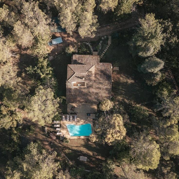 Kids playground area in France